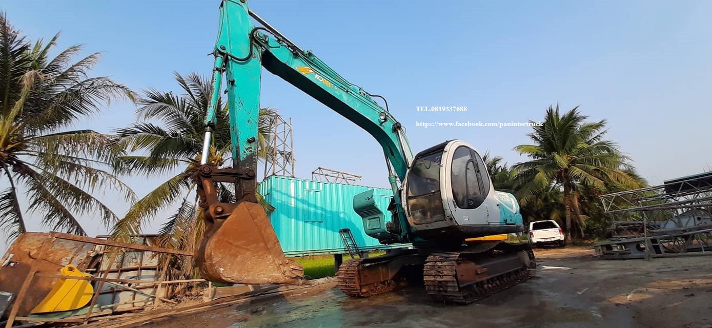 มหกรรมลดล้างสต๊อค KOBELCO SK120-2 มาร์คไฟท์ธรรมดา รถขุด โกเบ/ ไฟฟ้าเต็ม หน้าจอขึ้น