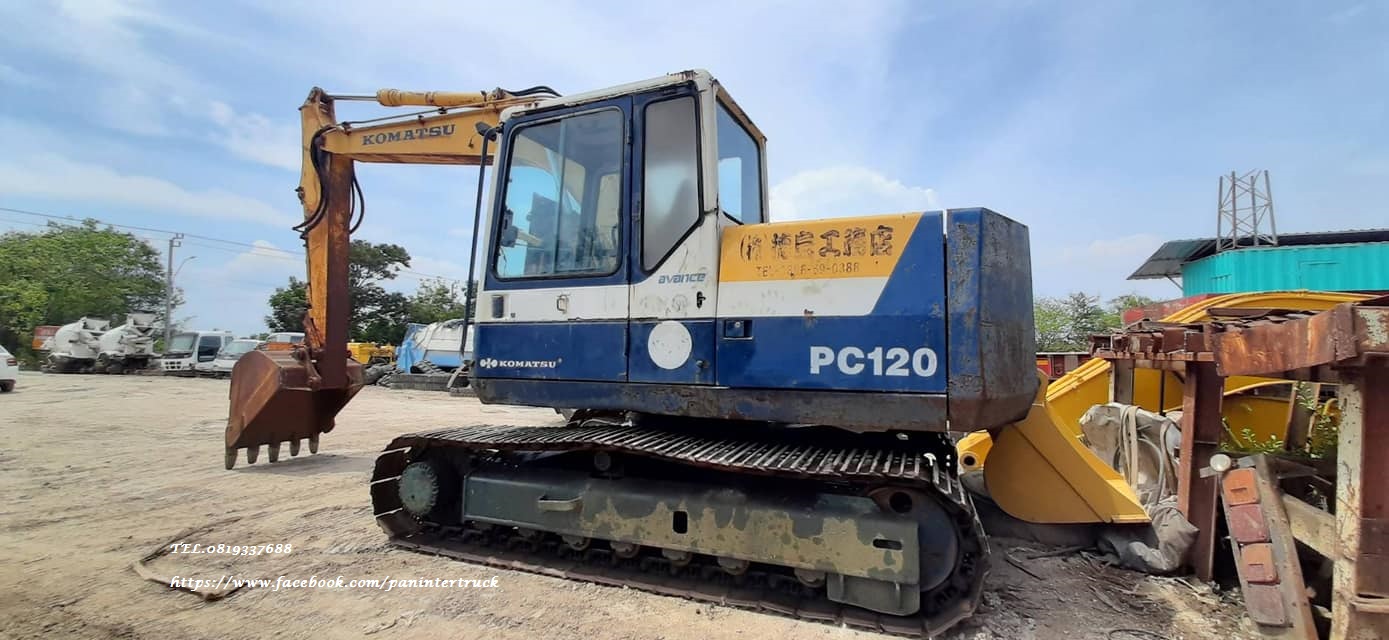 รุ่นพิมพ์นิยม มาแล้วจ้า !!ราคาตัดส่งพ่อค้า!!KOMATSU PC120-5 = ขนาด 12 ตัน 💥 ราคาเพียง 880,000 บาท