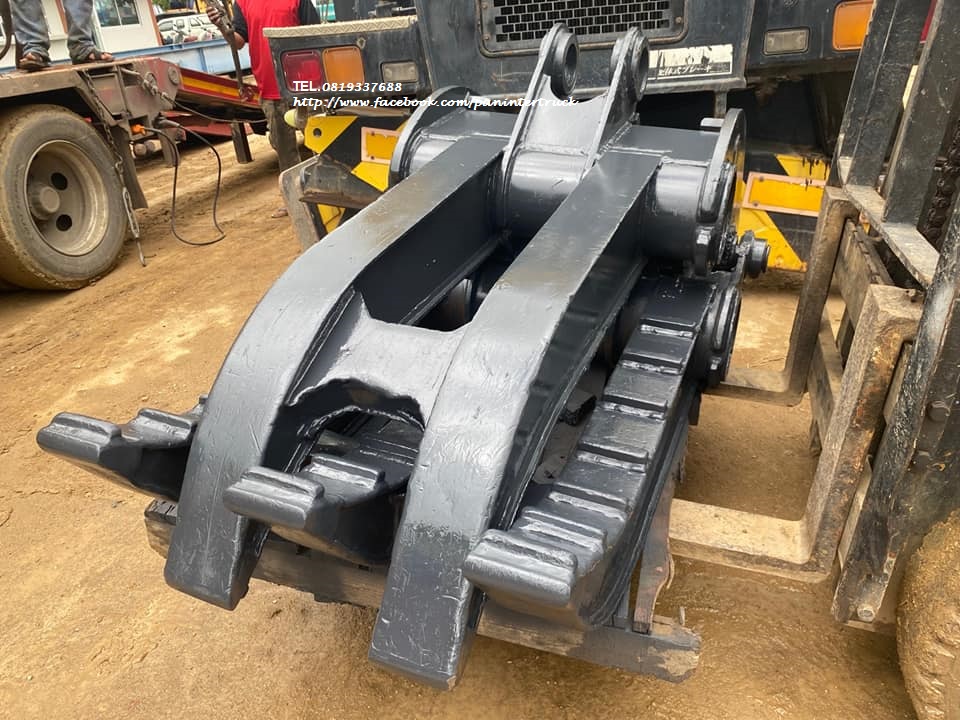 ตัวคีบปากหนีบไม้ GRAPPLE NO BRAND*** อุปกรณ์รองรับ สำหรับรถขุดไซค์ 200 ,220