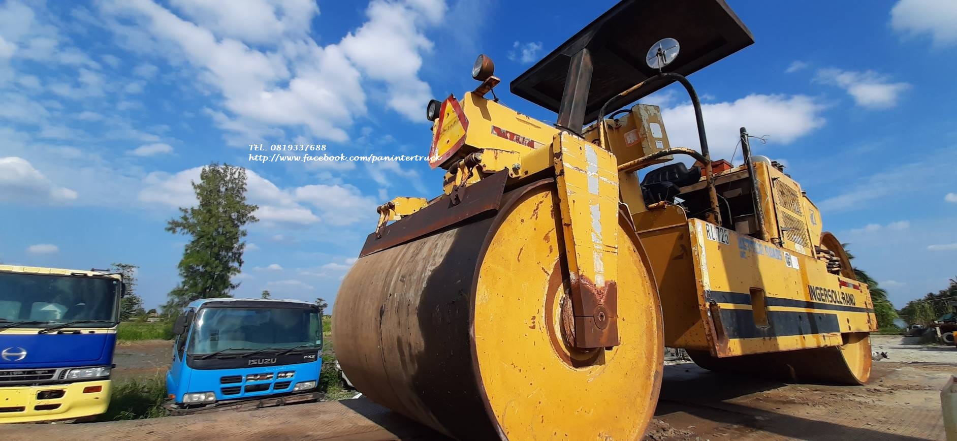 FROM USA รถบดหน้าเหล็ก หลังเหล็ก แบบ 3 ล้อเหล็ก ขนาด 7 ตัน ราคาเพียง 388,000 บาท เท่านั้น ยี่ห้อ INGERSOLL-RAND ST-60