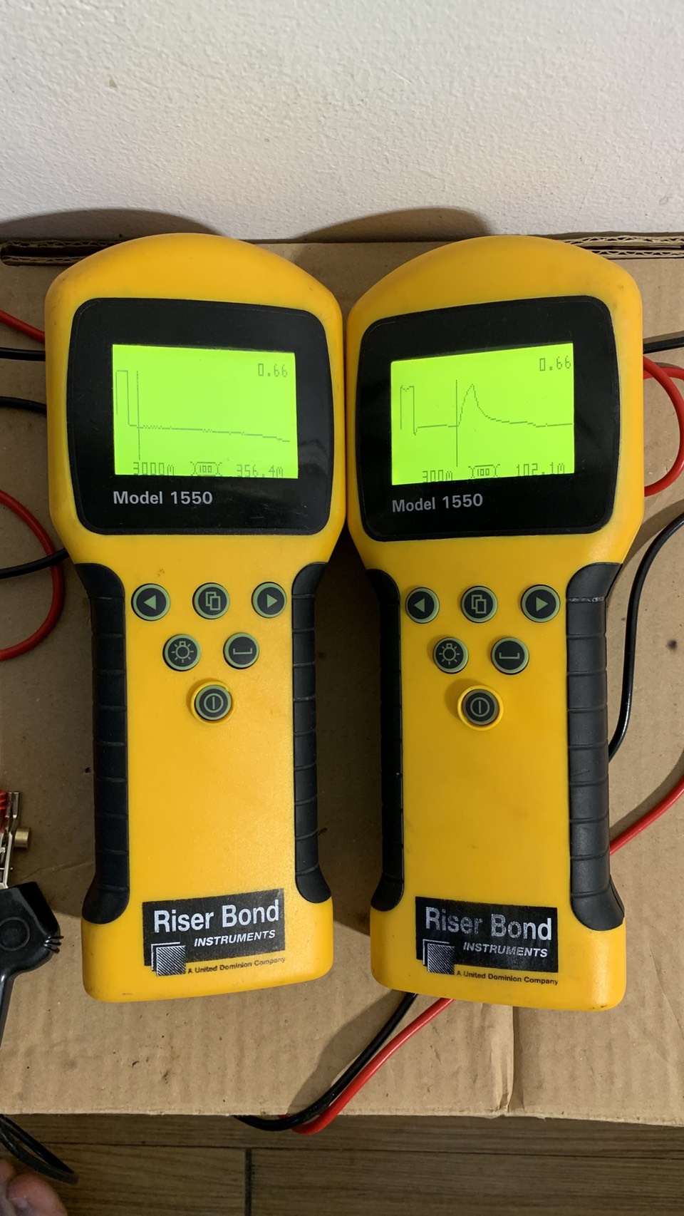 เครื่องหาจุดขาด ช๊อตคู่สายแบบ TDR ยี่ห้อ Riser Bond 1550 ผลิตใน England เครื่องหาจุดขาด ช๊อตคู่สายแบบ TDR ยี่ห้อ Riser Bond 1550 ผลิตใน England