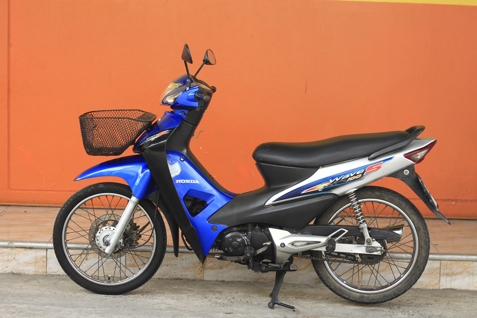 Honda Wave 100S สตาร์ทเท้า ปี49 Honda Wave 100S สตาร์ทเท้า ปี49