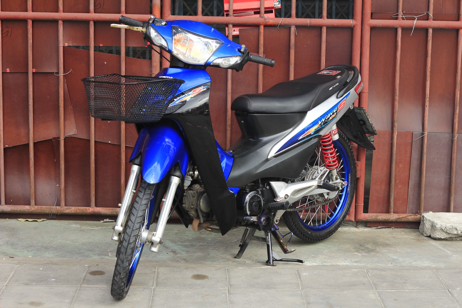 Honda Wave 100S สตาร์ทเท้า ปี49 Honda Wave 100S สตาร์ทเท้า ปี49