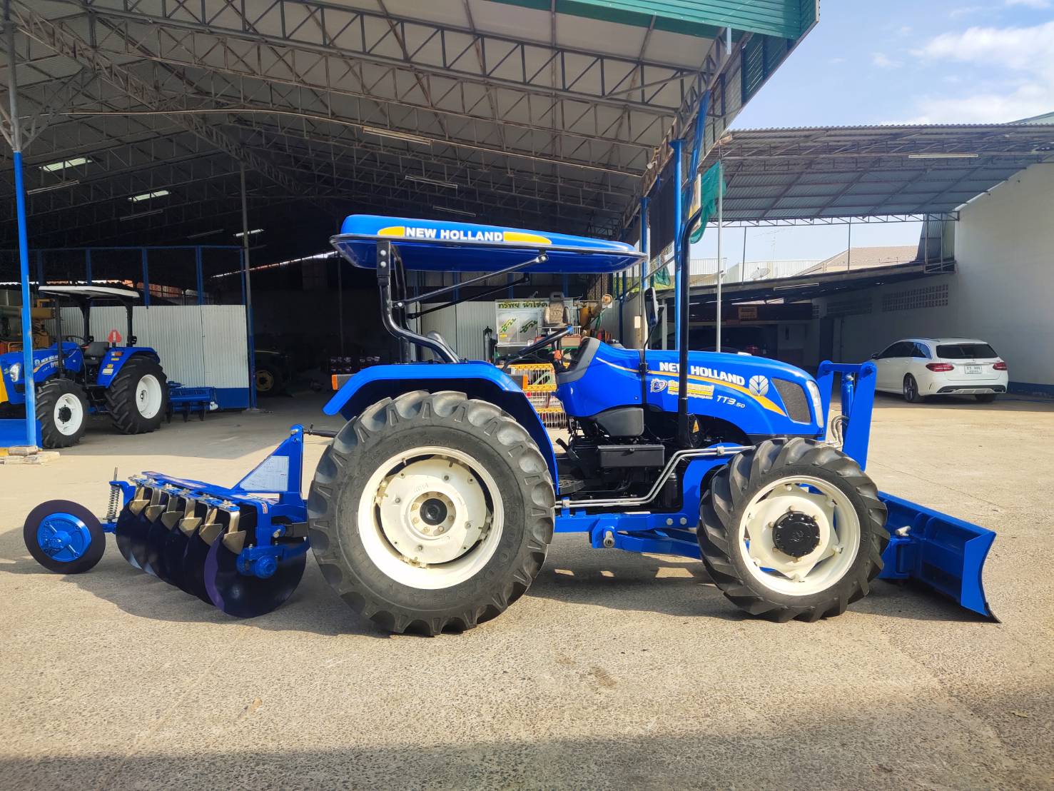 นิว ฮอลแลนด์ รุ่น TT3.50+ใบมีด+ผานพรวน