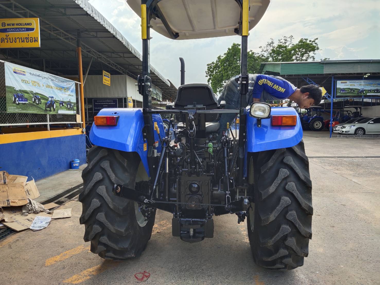 นิว ฮอลแลนด์ รุ่น TT4.55+ใบมีด+ผานพรวนใหม่