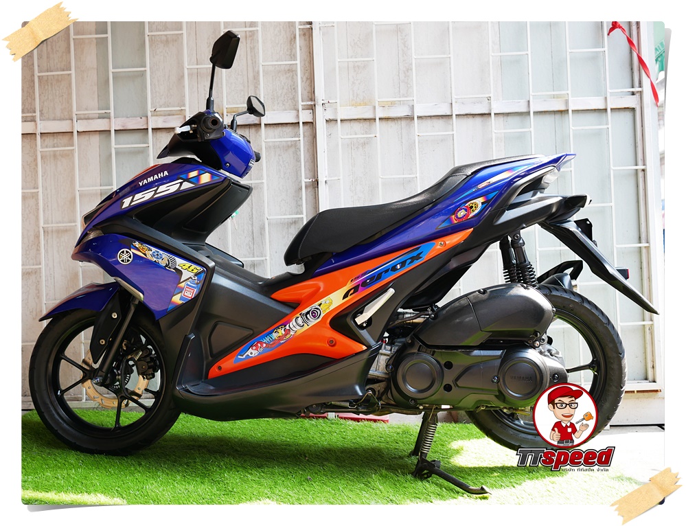 ขาย Yamaha Aerox 155 ปี 60 เครื่องดีมากเอกสารเล่มพร้อมผ่อนได้ไม่ต้องค้ำ