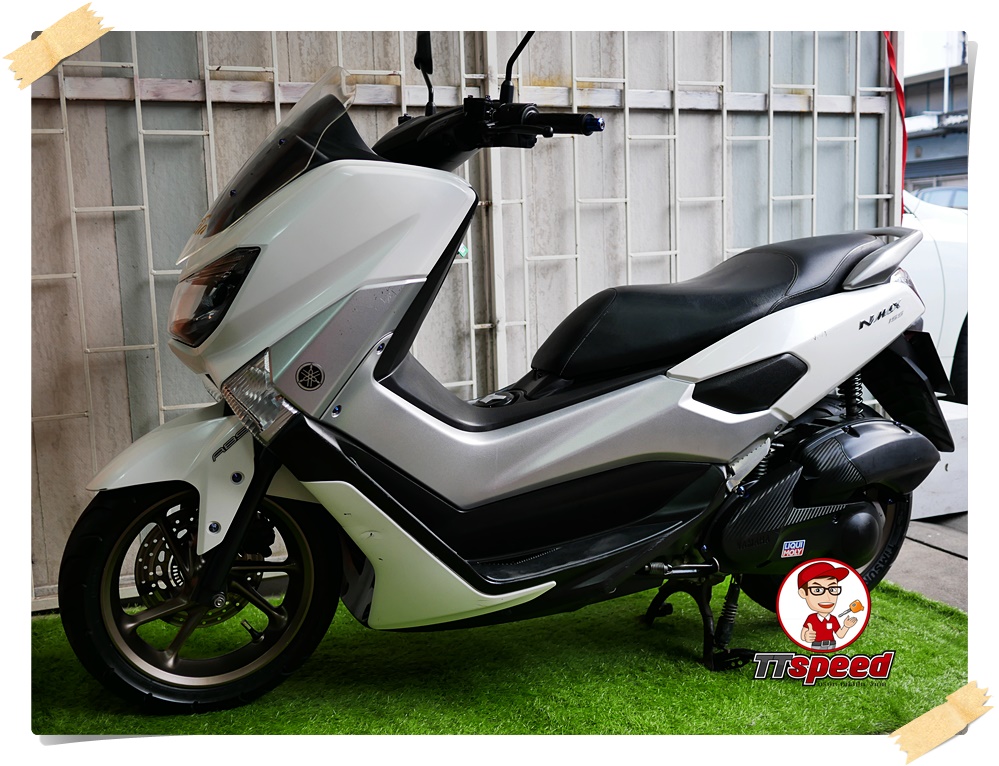 ขาย Nmax 155 ABS สีขาวจดปี 60 เครื่องดีรถบ้านมือเดียวผ่อนเดือน 1925 บาท