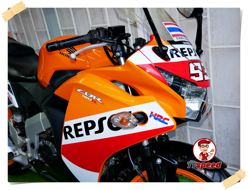 ขาย Honda CBR 150R Champion Special Edition จดปี58 สีสวยเครื่องเดิม 39,900 ฿