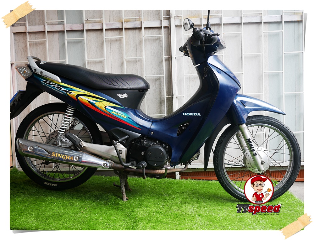 ขาย Wave 125S หัวเถิกสตาร์ทมือเครื่องเดิมไม่เคยแต่ง เอกสารเล่มครบ