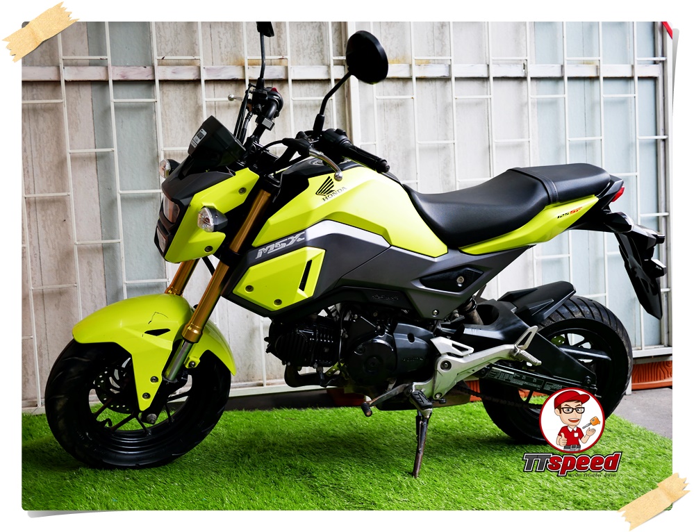 Honda MSX 125SF ไฟหน้า LED รถบ้านวิ่งน้อยปี 59 ผ่อนเดือน 1720บาท