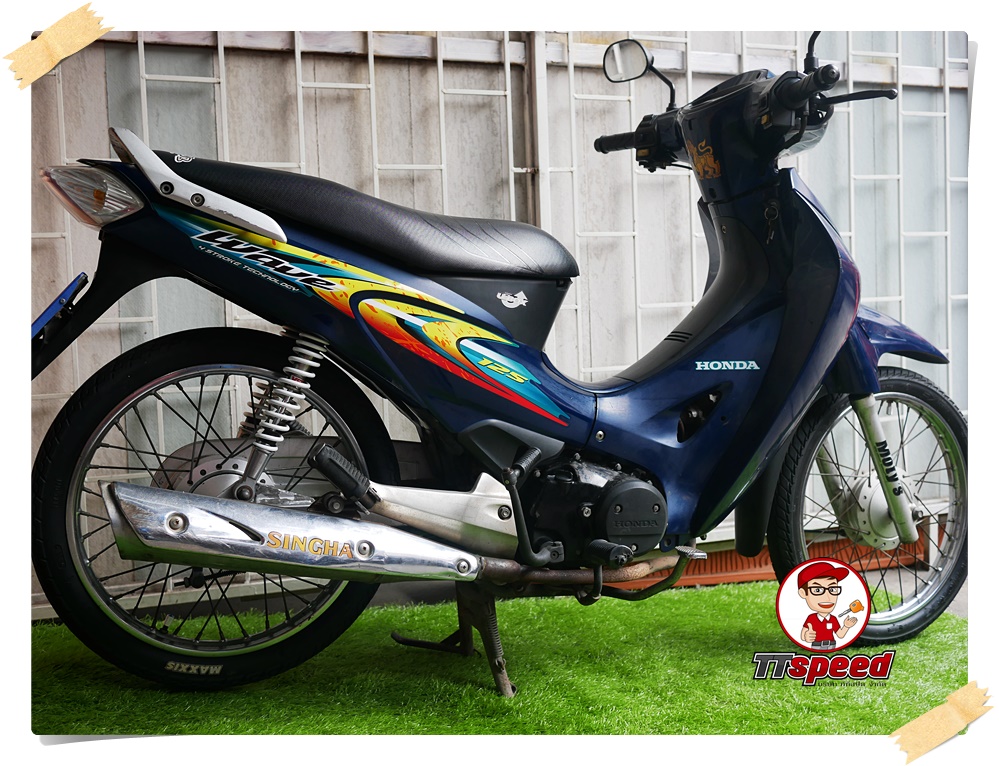 ขาย Wave 125S หัวเถิกสตาร์ทมือเครื่องเดิมไม่เคยแต่ง เอกสารเล่มครบ
