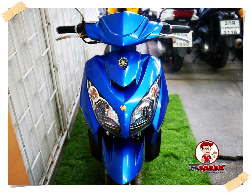 ขายรถบ้าน Yamaha Nouvo MX สีน้ำเงินเครื่องแน่นขี่ดีเอกสารเล่มพร้อมโอน