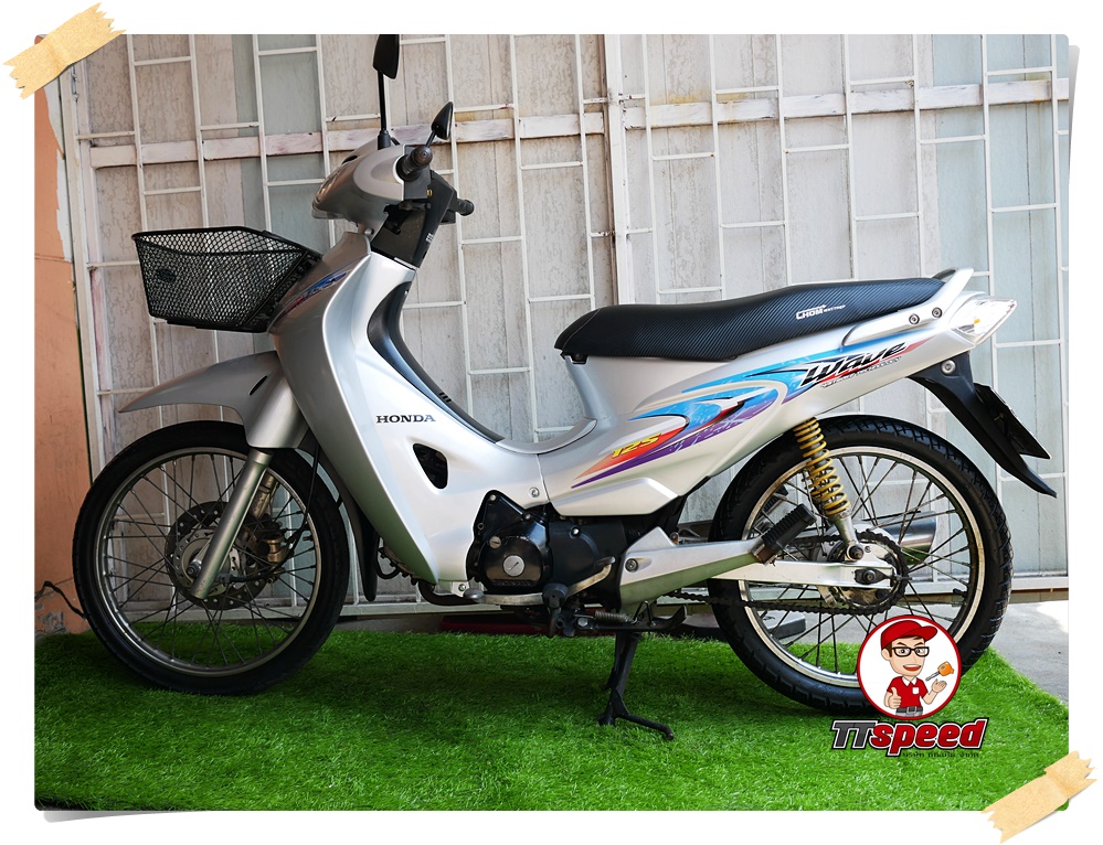 ขายสด Wave 125R สตาร์ทเท้า เครื่องแน่นประหยัดน้ำมันจดปี 48 เล่มพร้อม