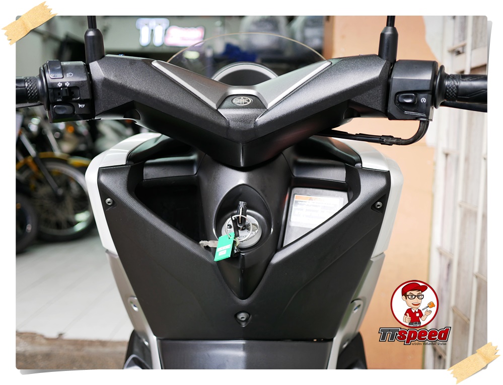 ขาย Nmax 155 ABS สีขาวจดปี 60 เครื่องดีรถบ้านมือเดียวผ่อนเดือน 1925 บาท