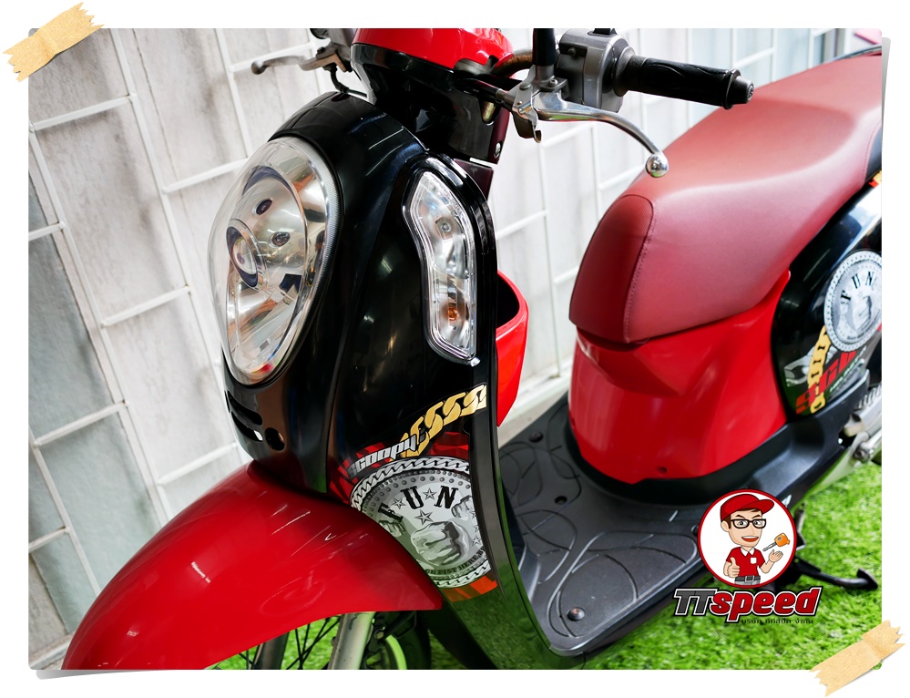 ขาย New Scoopy-i สภาพใหม่เครื่องเดิมปี 55 รถบ้านมือเดียวผ่อนได้