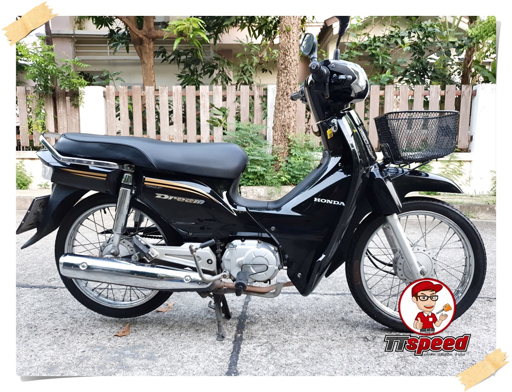 ขาย Honda DREAM 110i สีดำปี 58 เครื่องเดิมขี่ดีสีสวยมีเล่มเขียวครบ