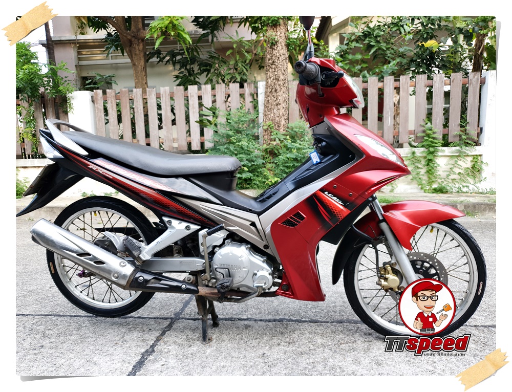 ขายสด Yamaha Spark 135 เครื่องดีมากรถบ้านมีเล่มพร้อมจดปี 52