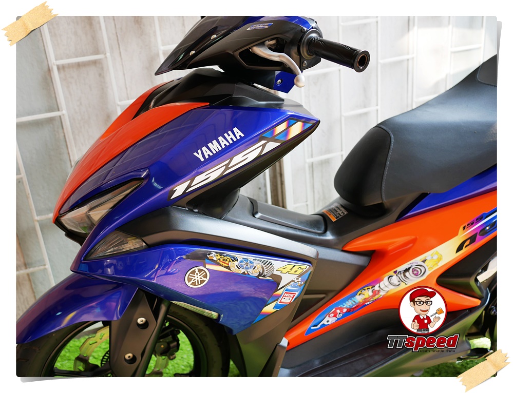 ขาย Yamaha Aerox 155 ปี 60 เครื่องดีมากเอกสารเล่มพร้อมผ่อนได้ไม่ต้องค้ำ