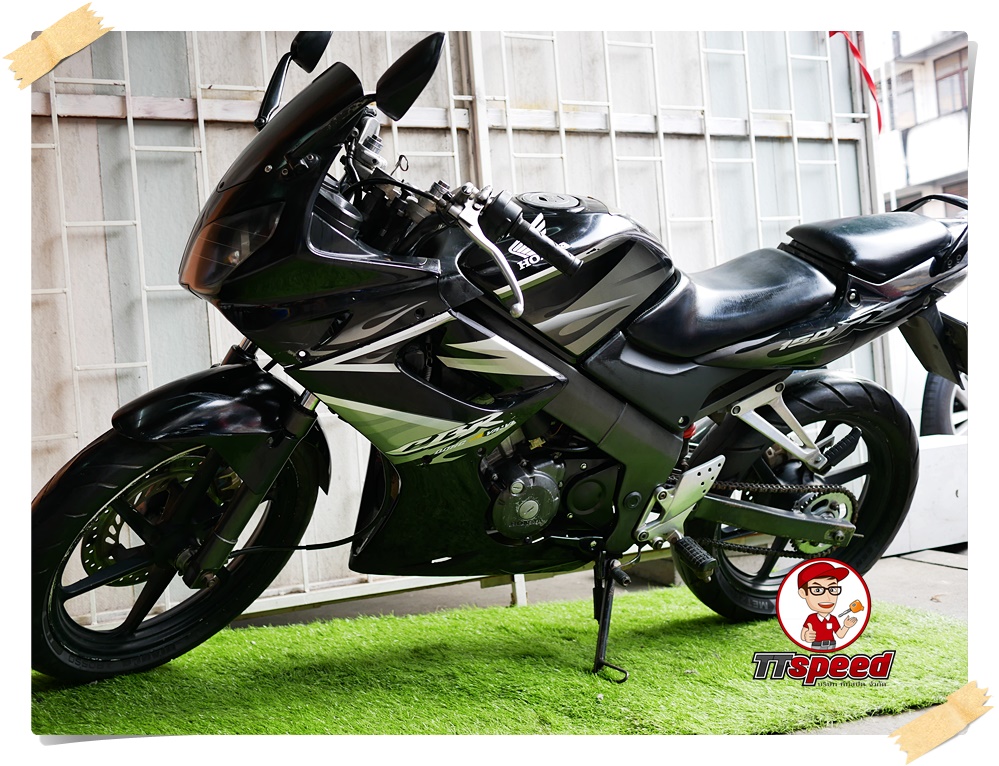 ราคานี้สุดคุ้ม CBR 150 กุญแจ 2 ชั้น เอกสารเล่มเขียวครบพร้อมโอนรถจดปี 47