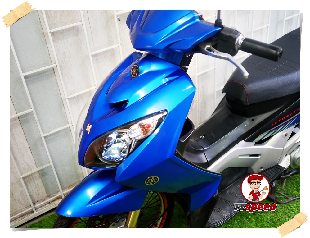 ขายรถบ้าน Yamaha Nouvo MX สีน้ำเงินเครื่องแน่นขี่ดีเอกสารเล่มพร้อมโอน