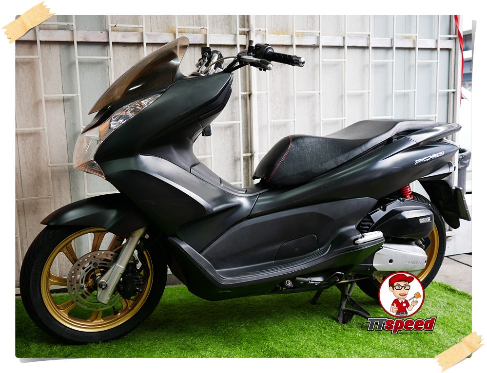 ขาย PCX 150 รถบ้านสีดำด้านจดปี 55 ล้อทองเครื่องดี ผ่อนเดือนละ 1788 บาท