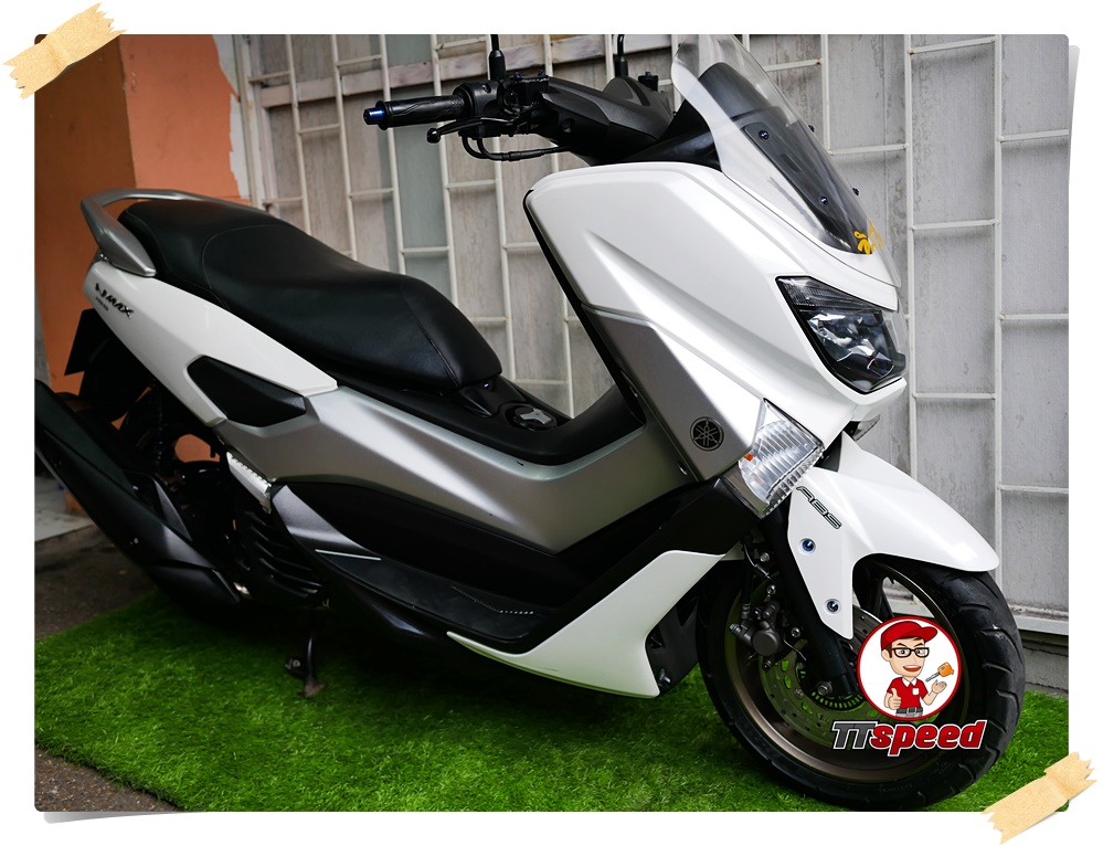 ขาย Nmax 155 ABS สีขาวจดปี 60 เครื่องดีรถบ้านมือเดียวผ่อนเดือน 1925 บาท