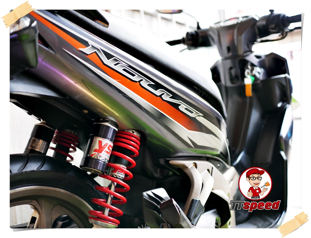 Nouvo Elegance 135 ล้อแม็กตัวท๊อปปี 55 โช๊คหลัง YSS ผ่อนเดือน 963 บาท