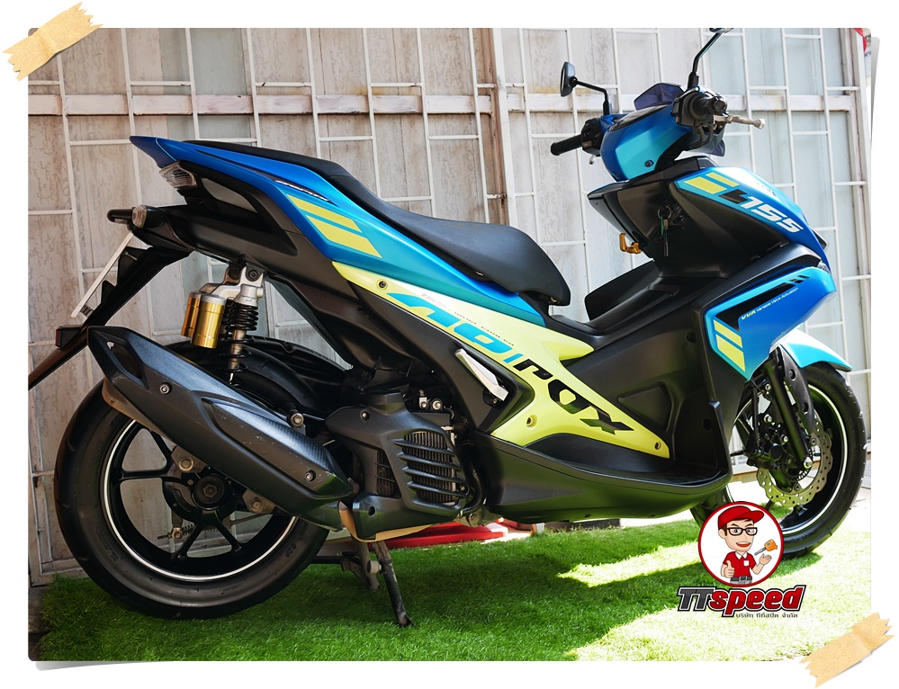 Yamaha Aerox 155 รุ่น 2018 จดปี 61 รถบ้านมือเดียวเครื่องเดิมสมบูรณ์