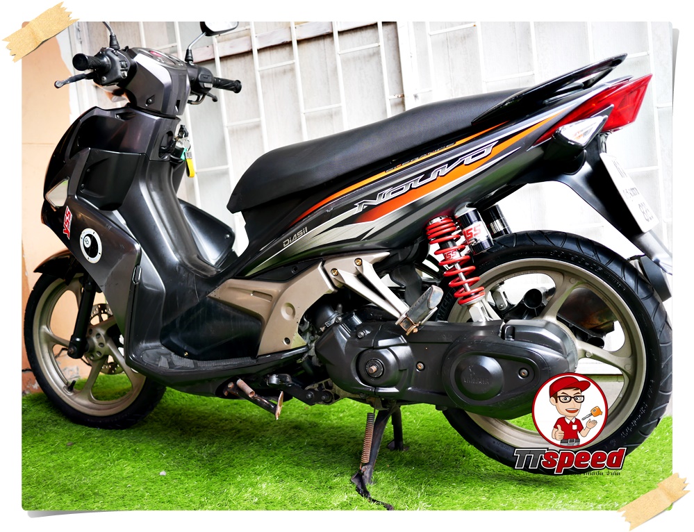 Nouvo Elegance 135 ล้อแม็กตัวท๊อปปี 55 โช๊คหลัง YSS ผ่อนเดือน 963 บาท
