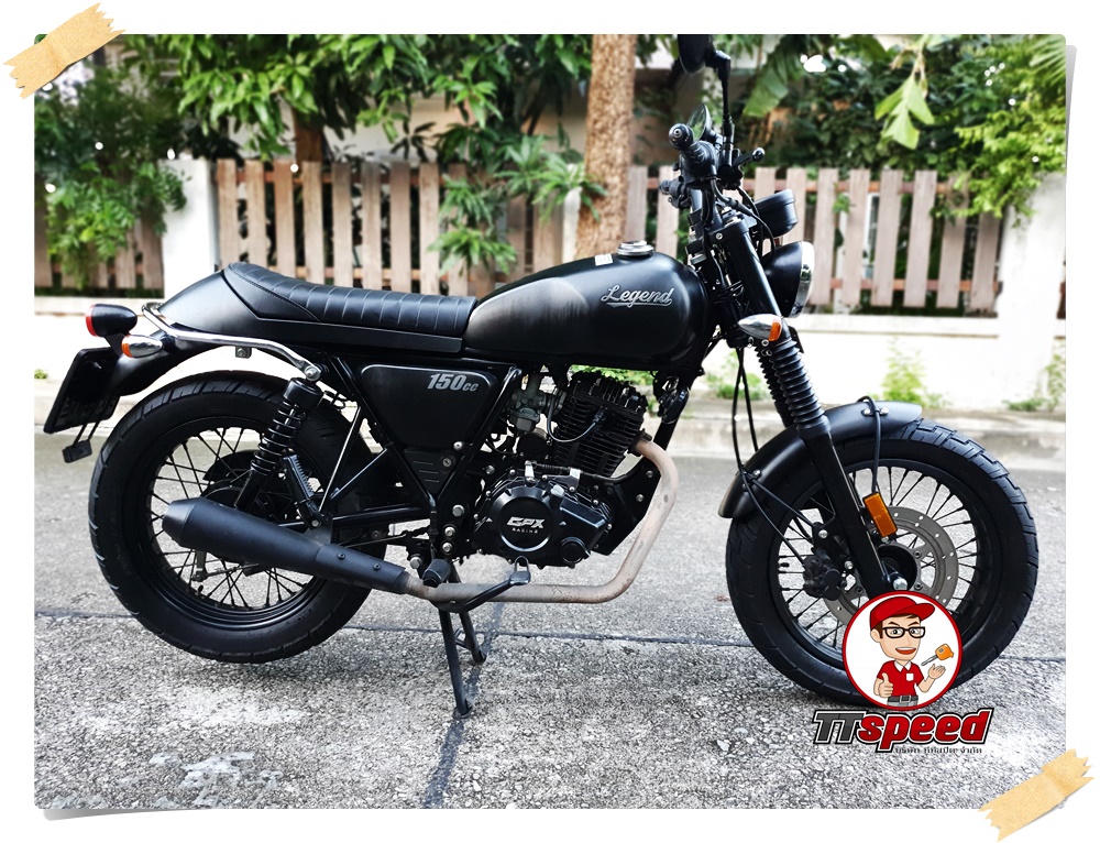 ขายสด GPX Legend 150 ปี61 สีดำรถบ้านมือเดียวสภาพดีเล่มพร้อม