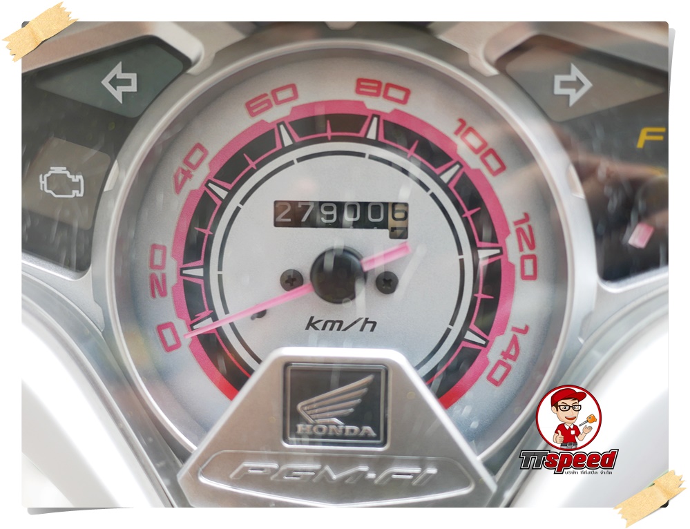 Honda Click 110i Street จดปี 54 เครื่องเดิมขี่ดีมากรถบ้านมือเดียวผ่อนได้