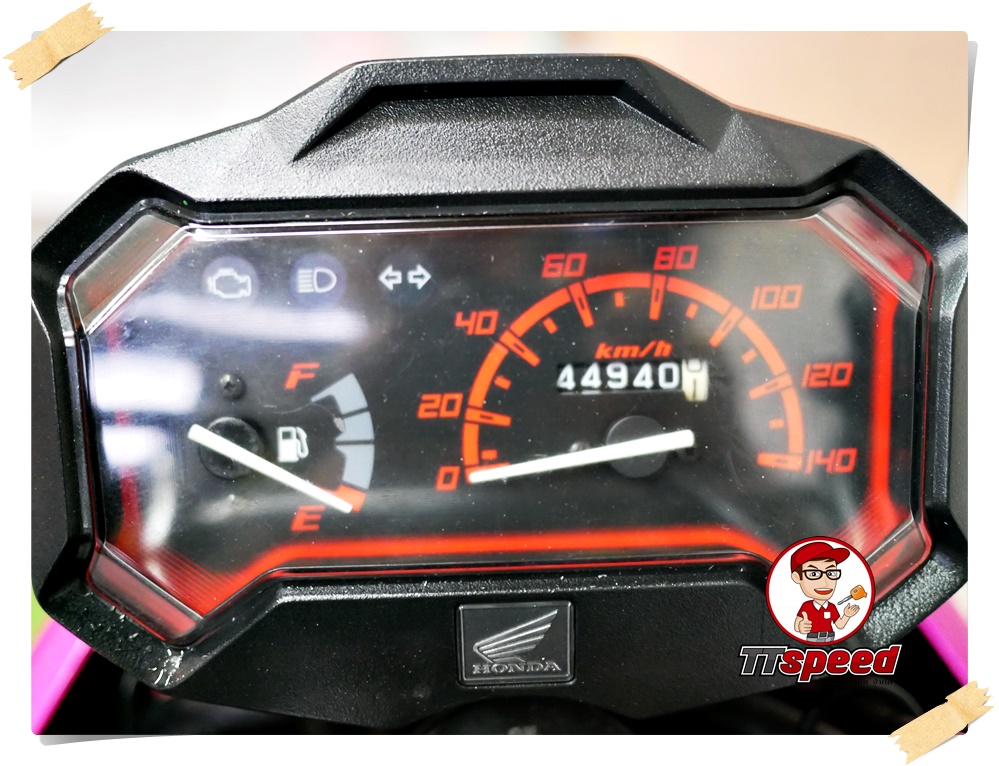 ขายสดผ่อน New Zoomer-x ไมล์ดิจิตอลสีม่วง เครื่องดีผ่อนเดือน 1444 บาท