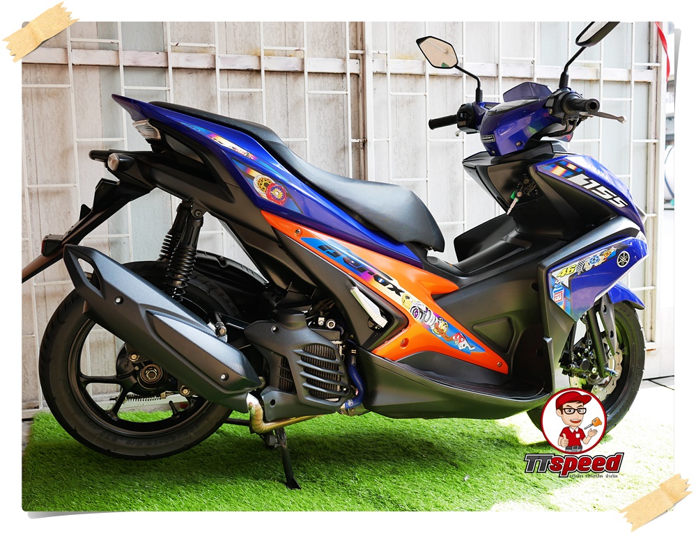 ขาย Yamaha Aerox 155 ปี 60 เครื่องดีมากเอกสารเล่มพร้อมผ่อนได้ไม่ต้องค้ำ