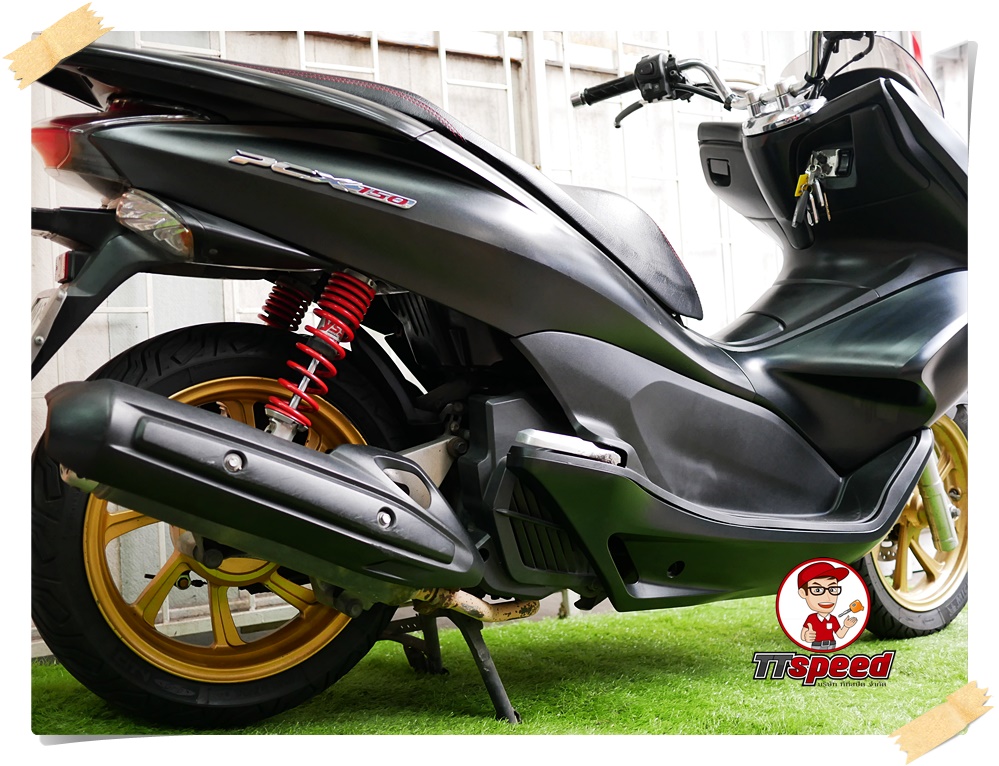 ขาย PCX 150 รถบ้านสีดำด้านจดปี 55 ล้อทองเครื่องดี ผ่อนเดือนละ 1788 บาท