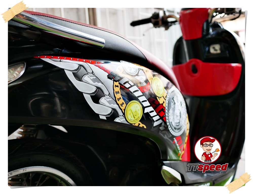 ขาย New Scoopy-i สภาพใหม่เครื่องเดิมปี 55 รถบ้านมือเดียวผ่อนได้