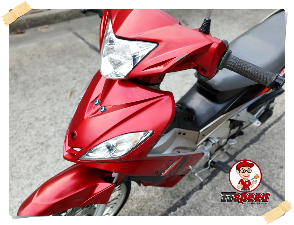 ขายสด Yamaha Spark 135 เครื่องดีมากรถบ้านมีเล่มพร้อมจดปี 52