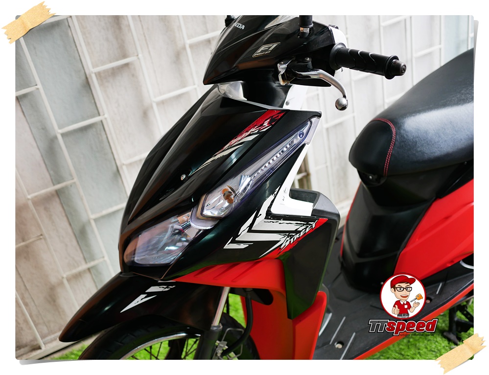 Honda Click 110i Street จดปี 54 เครื่องเดิมขี่ดีมากรถบ้านมือเดียวผ่อนได้
