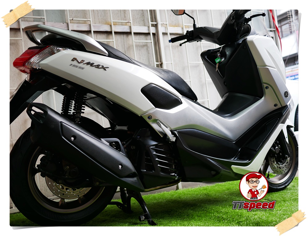 ขาย Nmax 155 ABS สีขาวจดปี 60 เครื่องดีรถบ้านมือเดียวผ่อนเดือน 1925 บาท