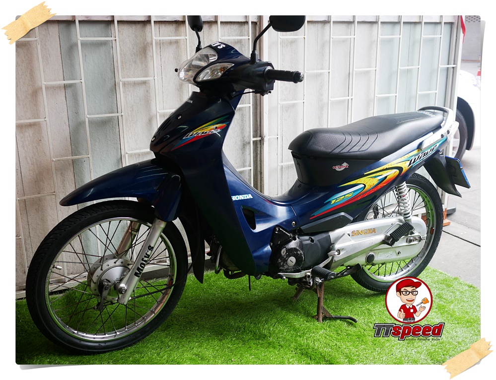 ขาย Wave 125S หัวเถิกสตาร์ทมือเครื่องเดิมไม่เคยแต่ง เอกสารเล่มครบ