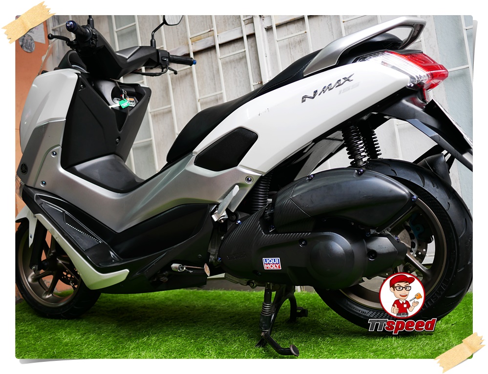 ขาย Nmax 155 ABS สีขาวจดปี 60 เครื่องดีรถบ้านมือเดียวผ่อนเดือน 1925 บาท