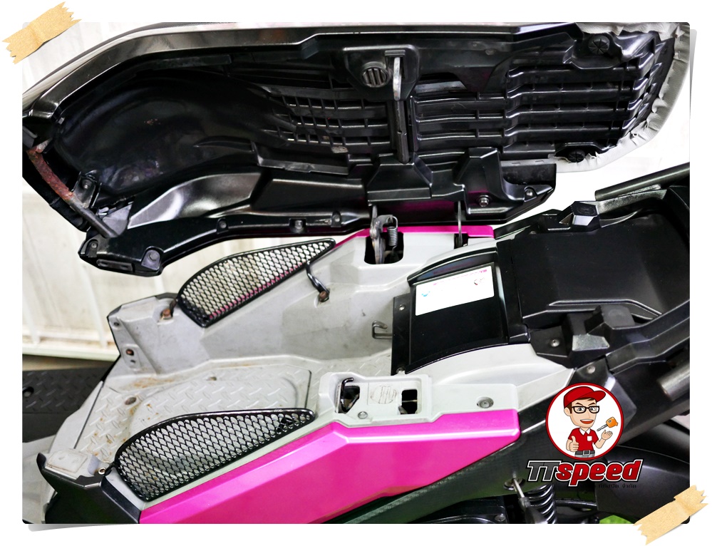 ขายสดผ่อน New Zoomer-x ไมล์ดิจิตอลสีม่วง เครื่องดีผ่อนเดือน 1444 บาท