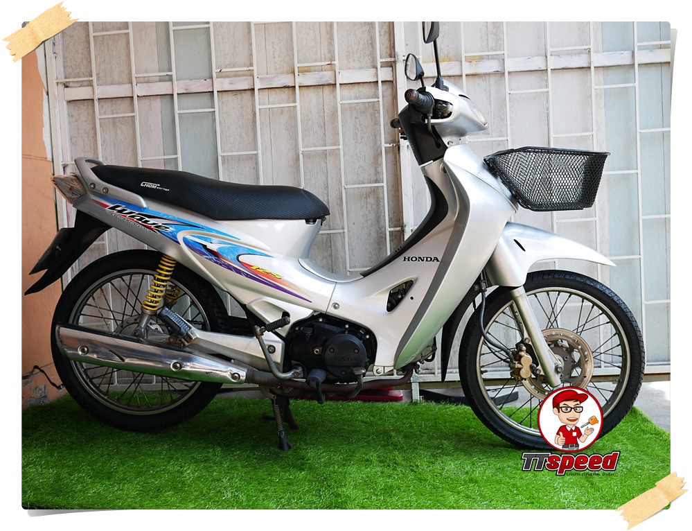 ขายสด Wave 125R สตาร์ทเท้า เครื่องแน่นประหยัดน้ำมันจดปี 48 เล่มพร้อม