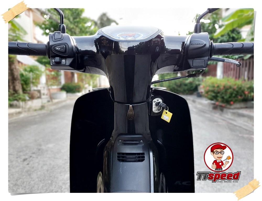 ขาย Honda DREAM 110i สีดำปี 58 เครื่องเดิมขี่ดีสีสวยมีเล่มเขียวครบ