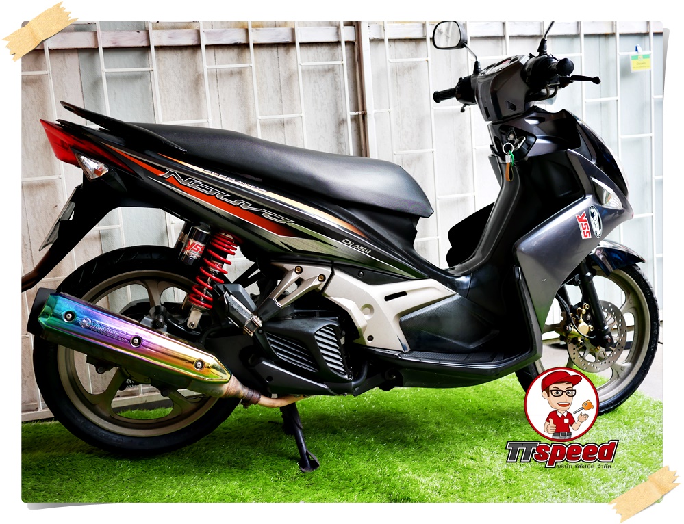 Nouvo Elegance 135 ล้อแม็กตัวท๊อปปี 55 โช๊คหลัง YSS ผ่อนเดือน 963 บาท