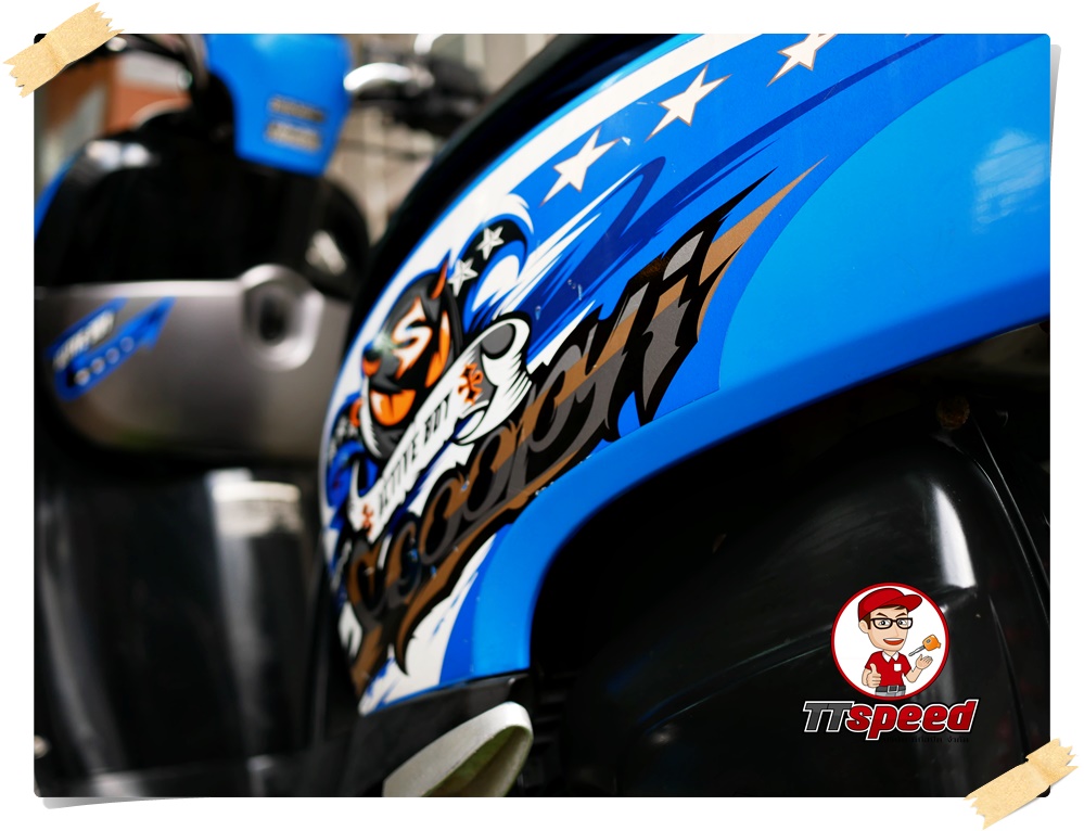 ขายสดผ่อน New Scoopy-i สีฟ้าวิ่งน้อยเครื่องดีมากจดปี 56 ผ่อนได้ไม่ค้ำ