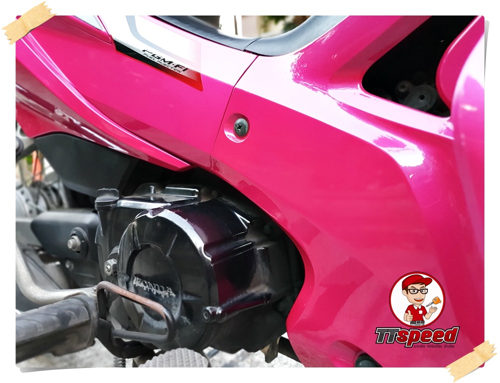 Honda Wave 110i ทำสีชมพูสวยประหยัดน้ำมันผ่อนเดือนละ 1238 บาท