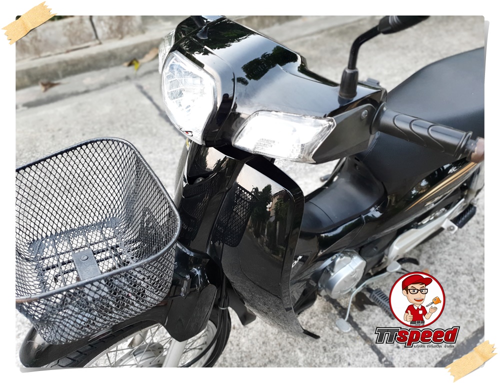 ขาย Honda DREAM 110i สีดำปี 58 เครื่องเดิมขี่ดีสีสวยมีเล่มเขียวครบ