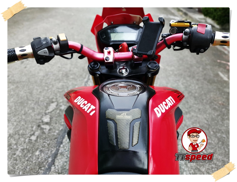ขาย Honda MSX 125SF สีแดงปี 59 แต่งสวยเครื่องเดิม เอกสารเล่มพร้อม