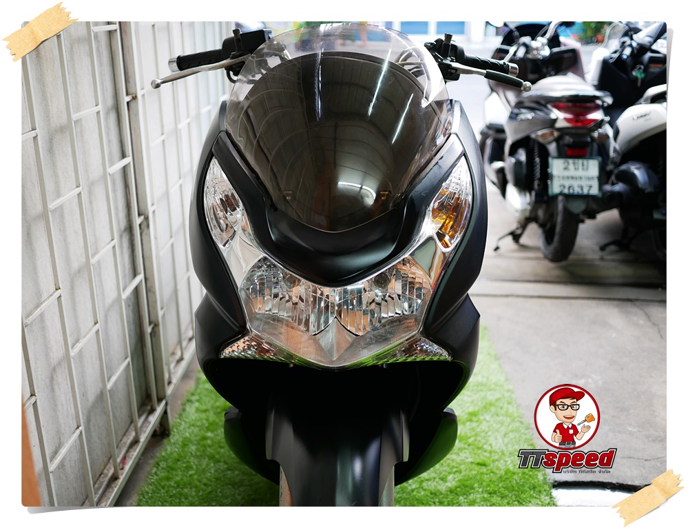 ขาย PCX 150 รถบ้านสีดำด้านจดปี 55 ล้อทองเครื่องดี ผ่อนเดือนละ 1788 บาท