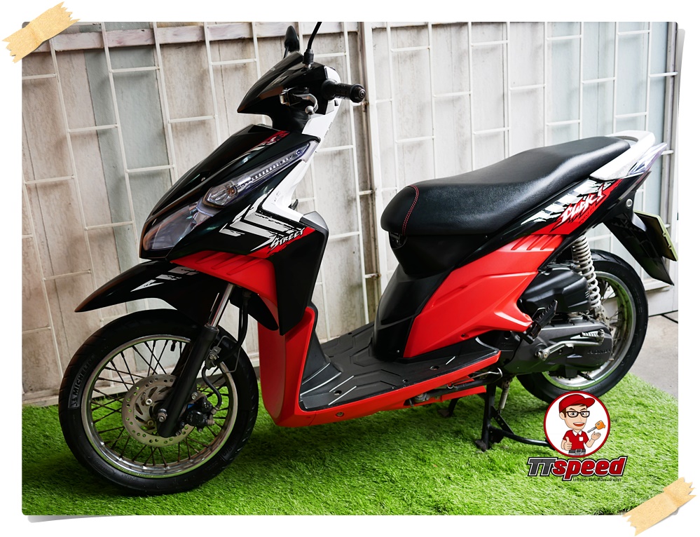 Honda Click 110i Street จดปี 54 เครื่องเดิมขี่ดีมากรถบ้านมือเดียวผ่อนได้
